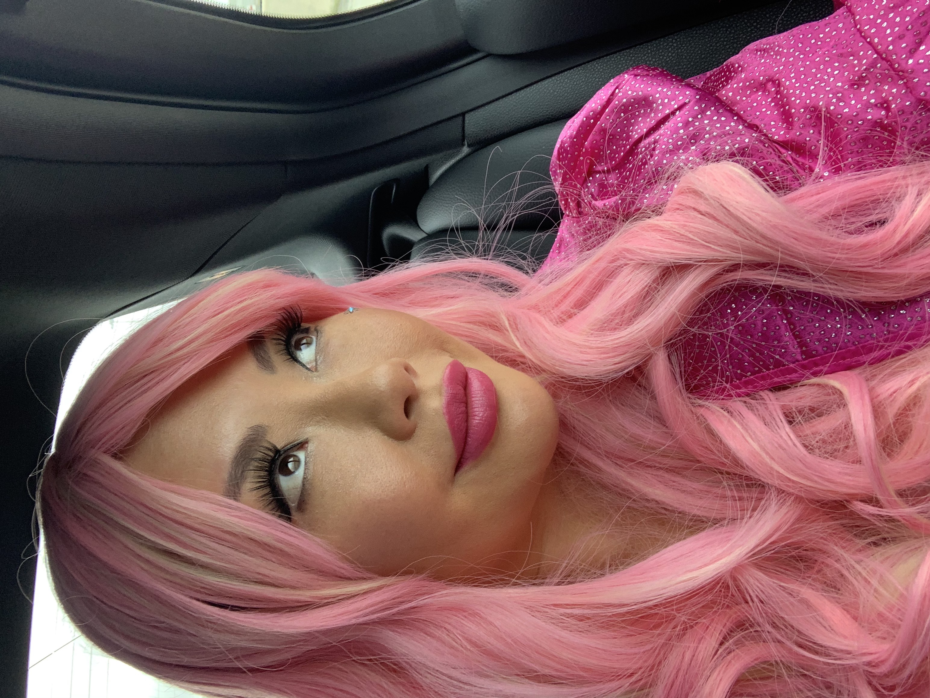 starlight barbie in car